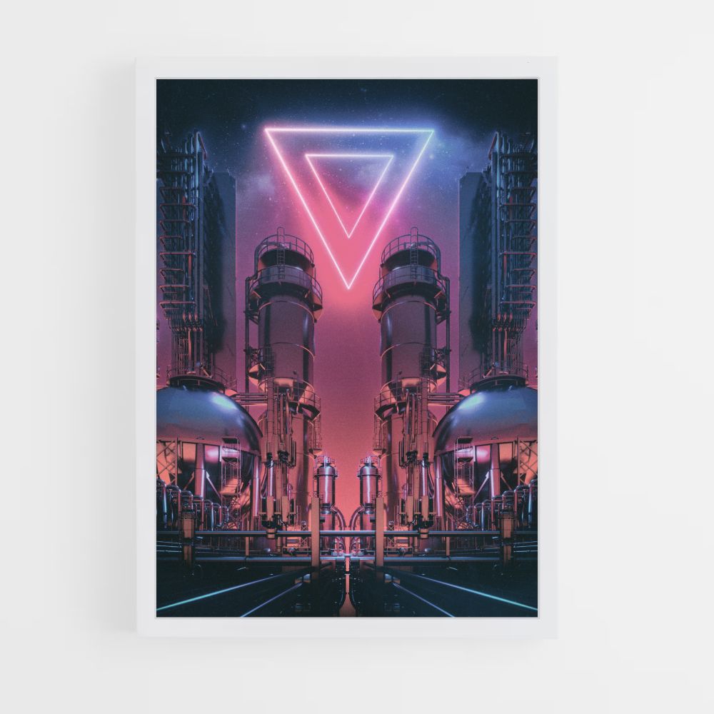 Poster Futuriste Triangle