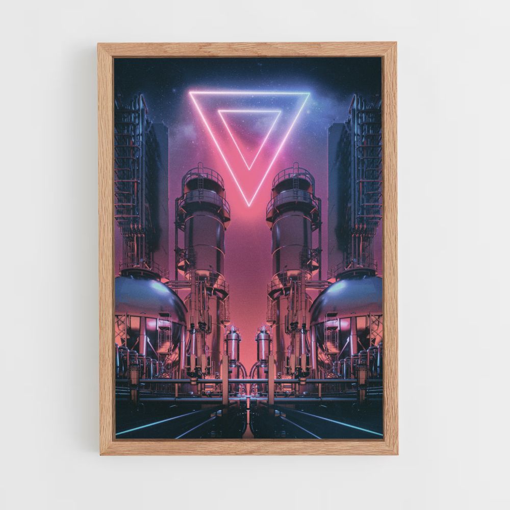 Poster Futuriste Triangle