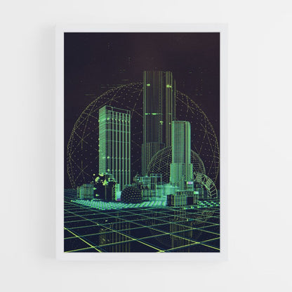 Poster Futuriste Simulation