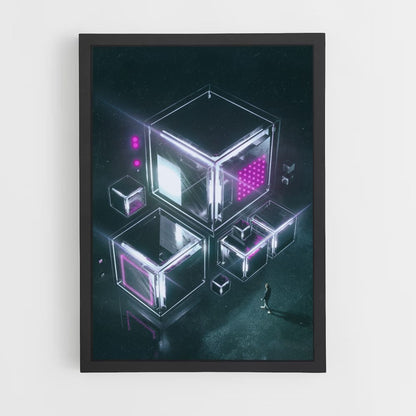 Poster Futuriste Cube