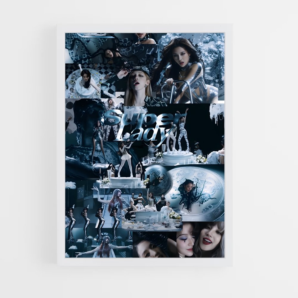 g-idle-11 cadre Blanc