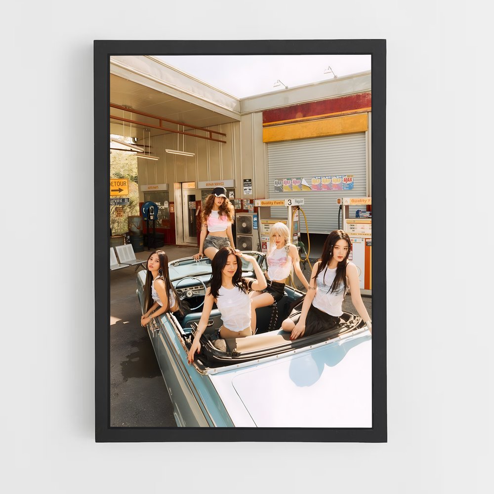 g-idle-6 cadre Noir