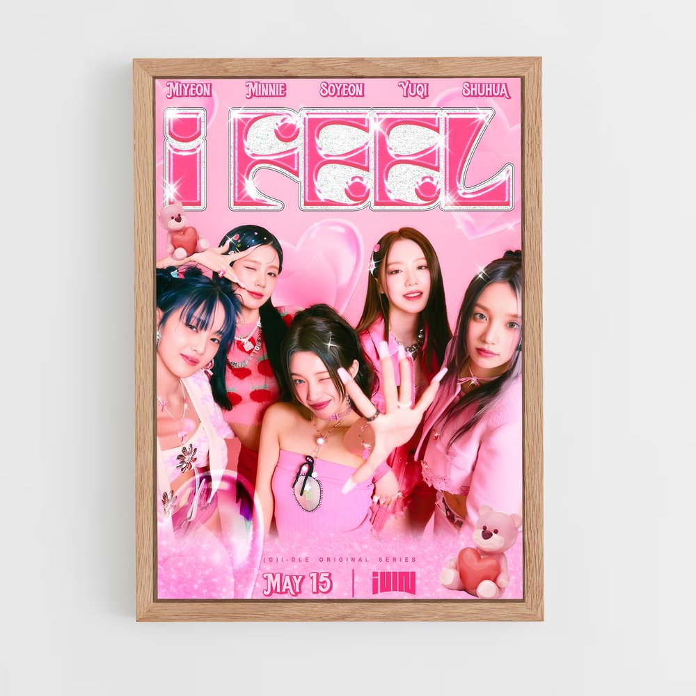 g-idle-7 cadre Bois clair