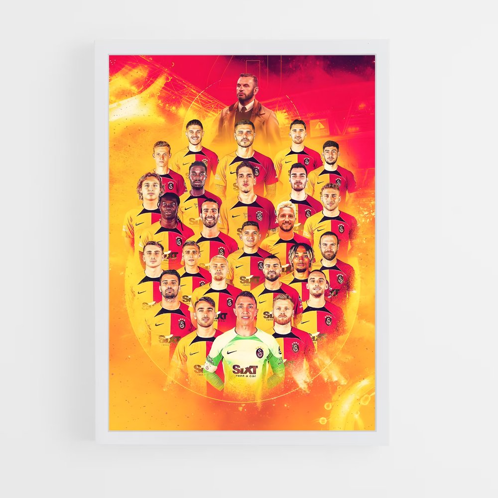 galatasaray-10 cadre Blanc