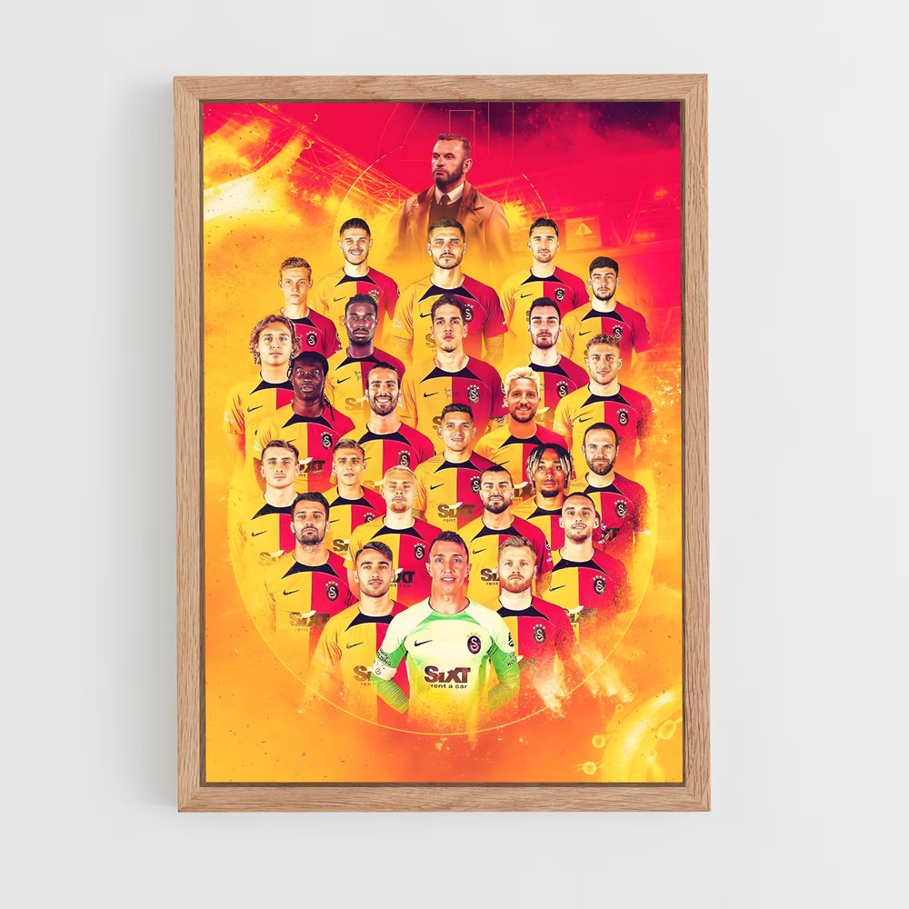 galatasaray-10 cadre Bois clair