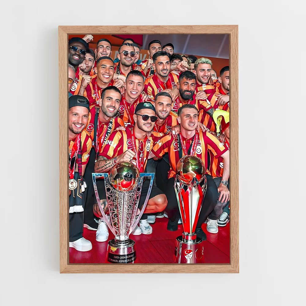 galatasaray-12 cadre Bois clair
