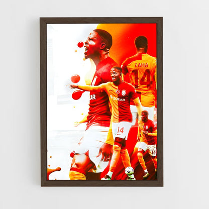galatasaray-15 cadre Bois foncé