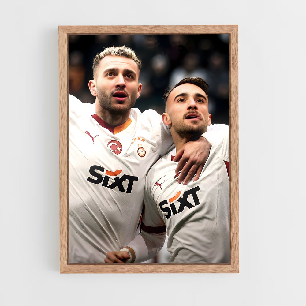 galatasaray-4 cadre Bois clair