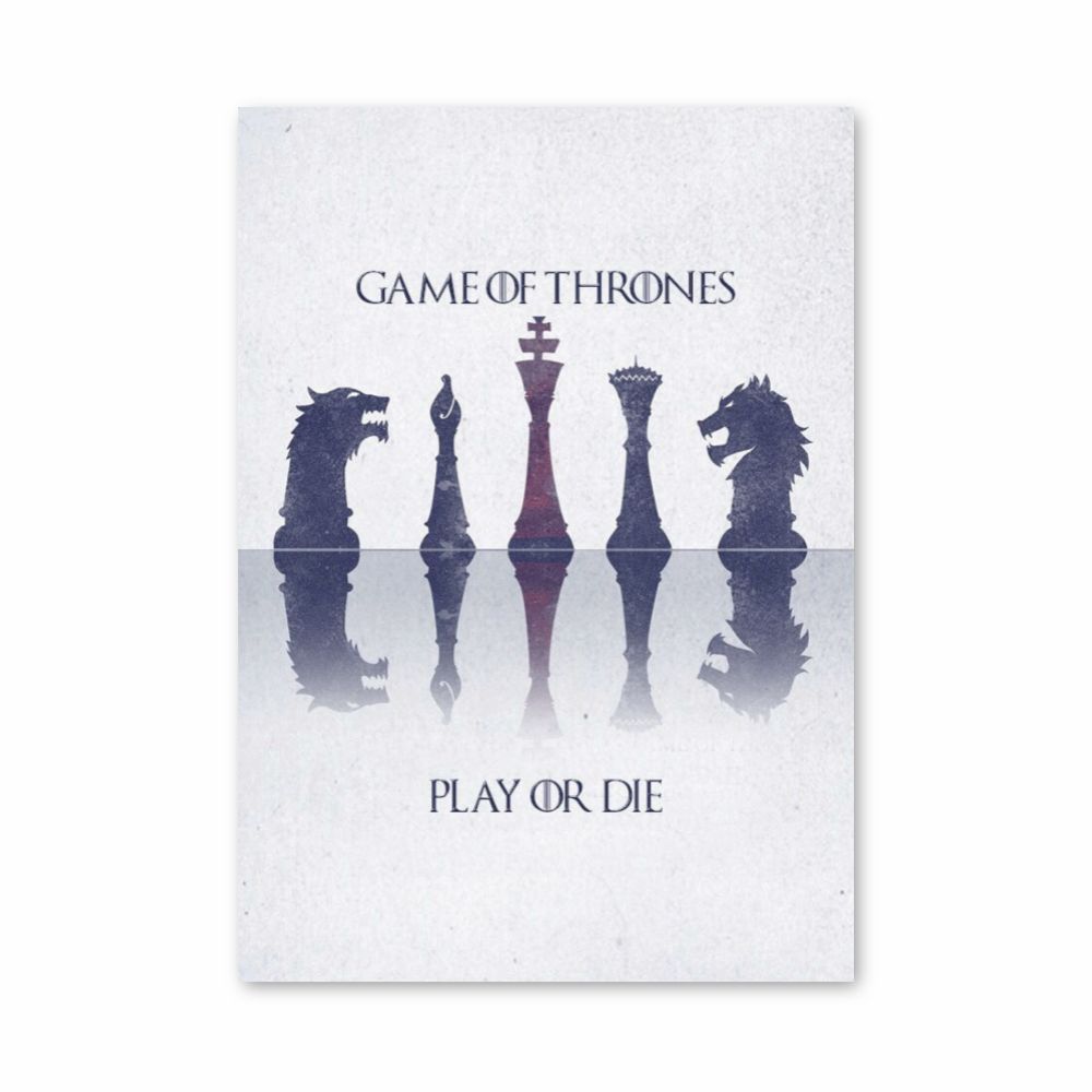 Poster Game of thrones Échecs