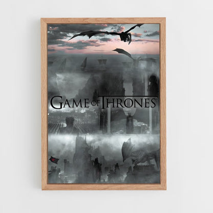 game-of-thrones-5 cadre Bois clair