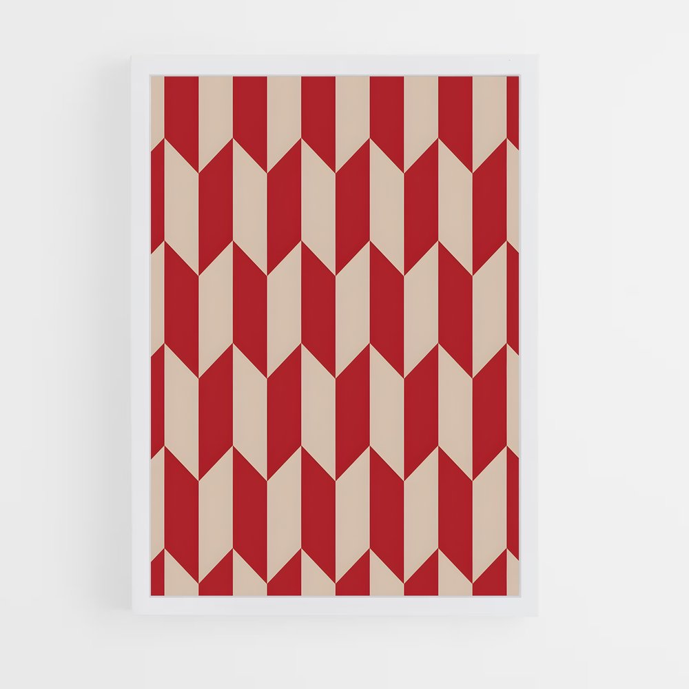 geometric-10 cadre Blanc