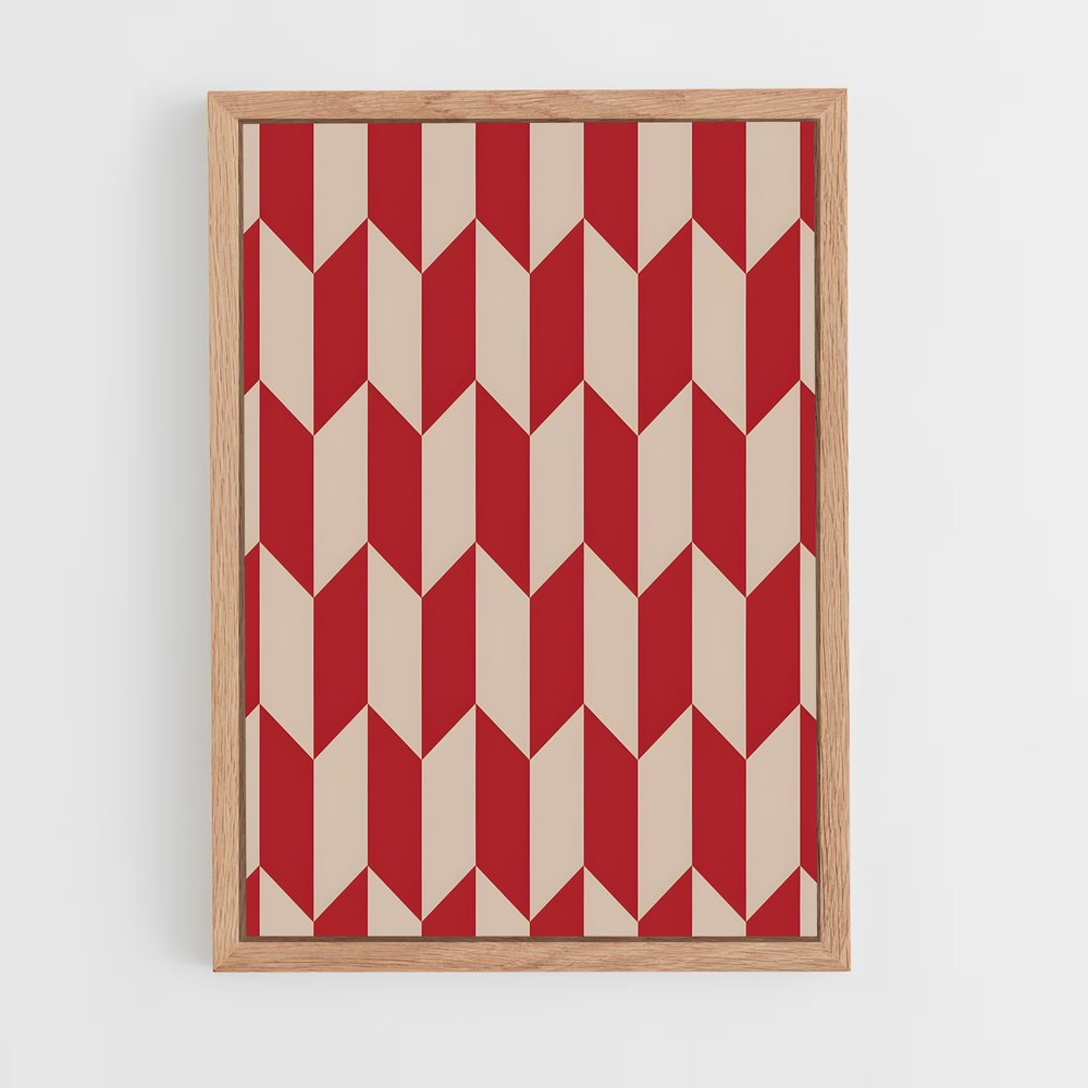 geometric-10 cadre Bois clair