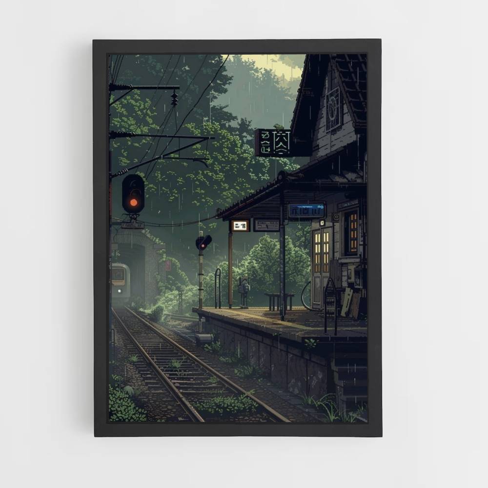 Poster Train Ghibli