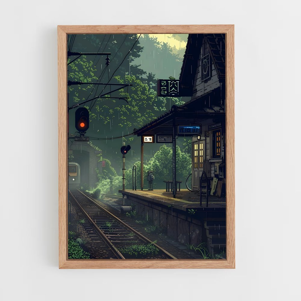 ghibli-1 cadre Bois clair