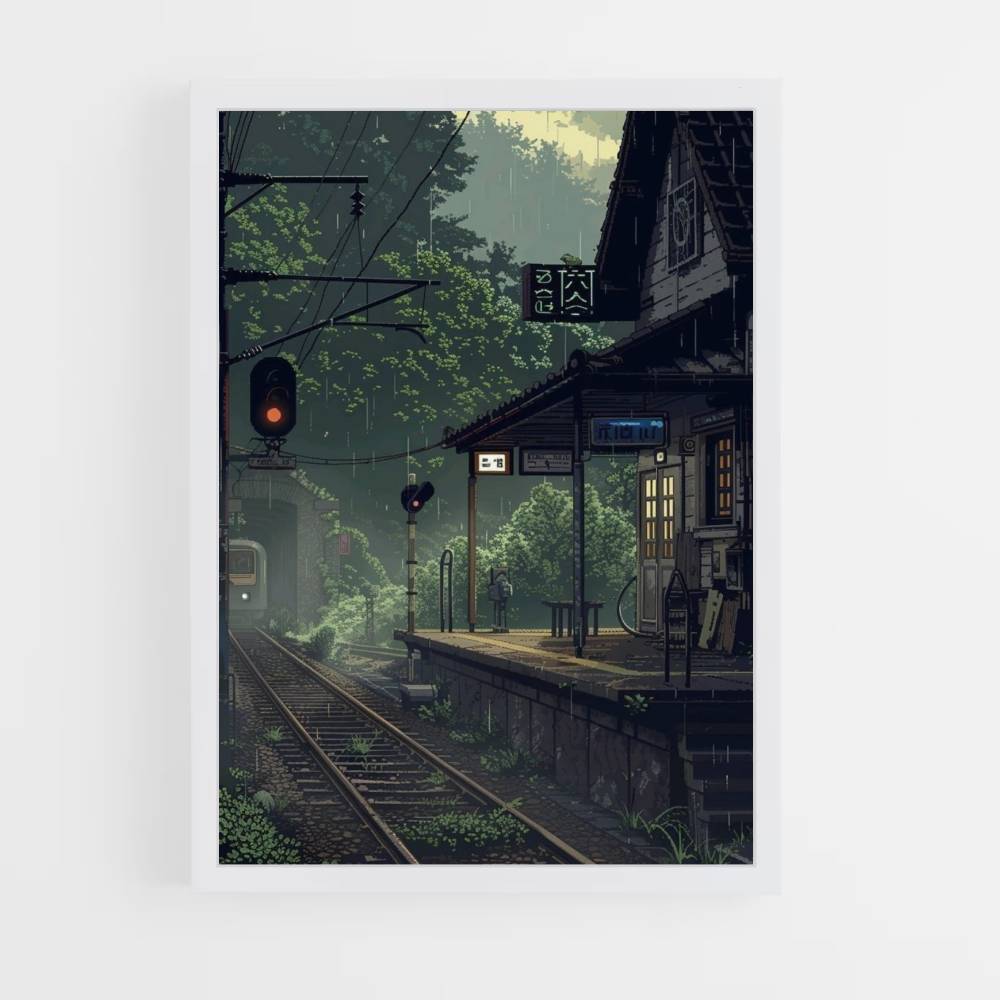 Poster Train Ghibli