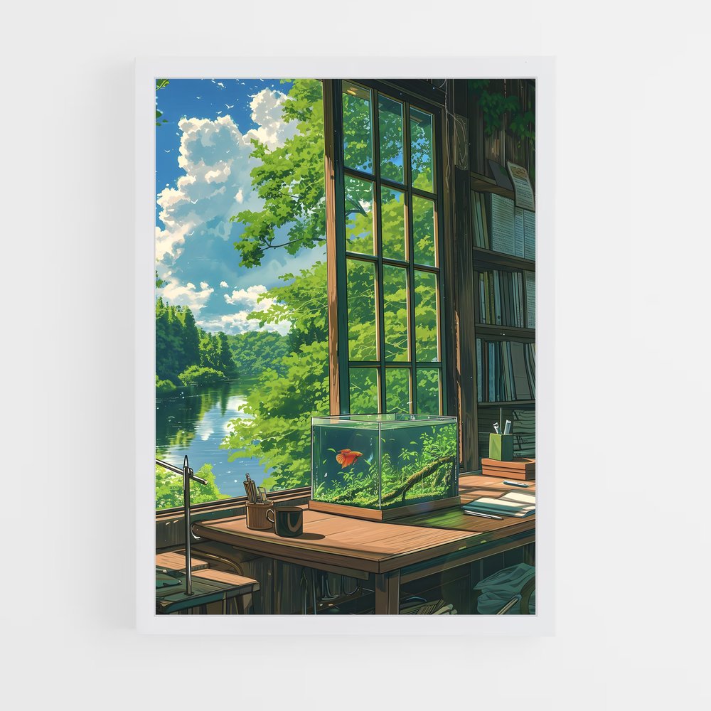 ghibli-10 cadre Blanc