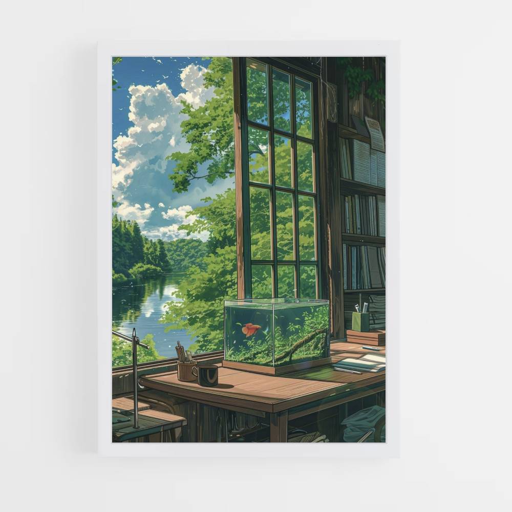 Poster Aquarium Ghibli