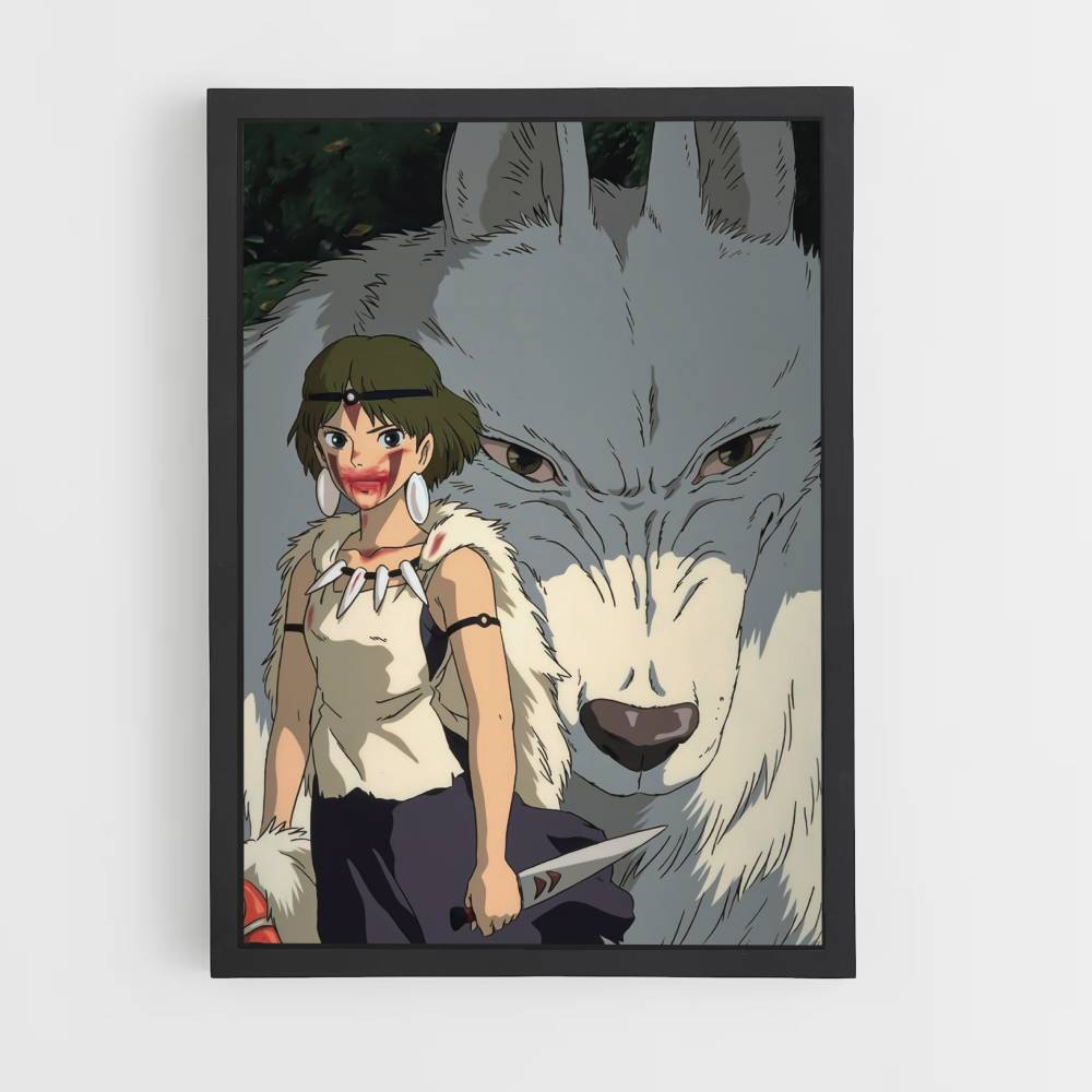 Poster Princesse Momonoke