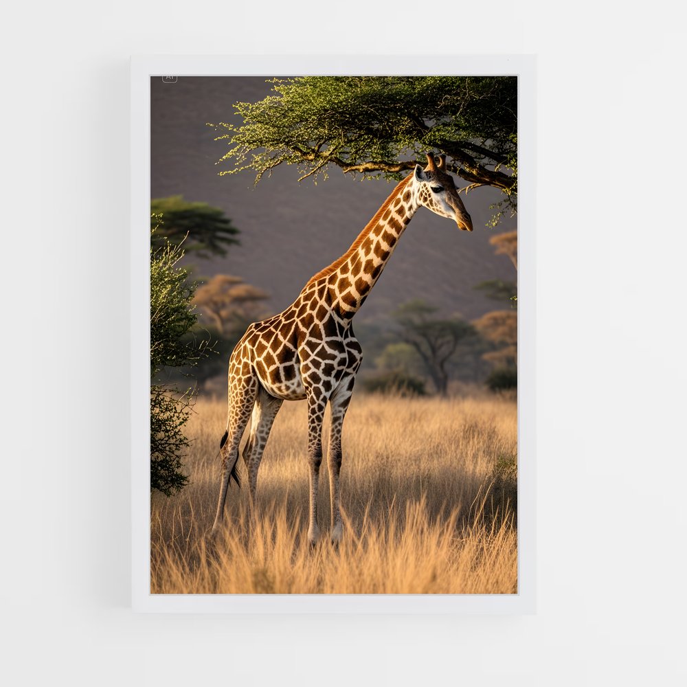 giraffe-2 cadre Blanc