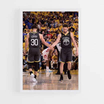 Poster Golden State Warrior Match