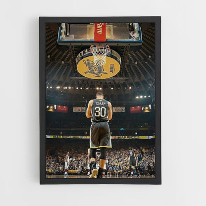 Poster Golden State Warrior Noir