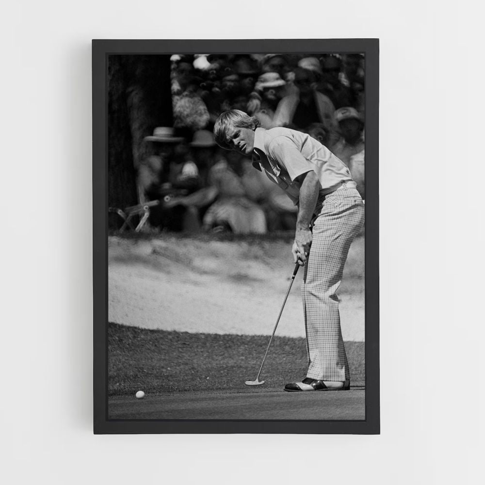 Poster Johnny Miller putt