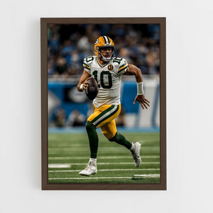 green-bay-packers-4 cadre Bois foncé
