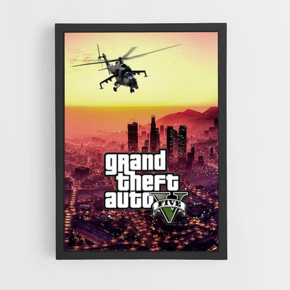 Poster GTA Hélicoptère