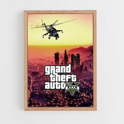 Poster GTA Hélicoptère