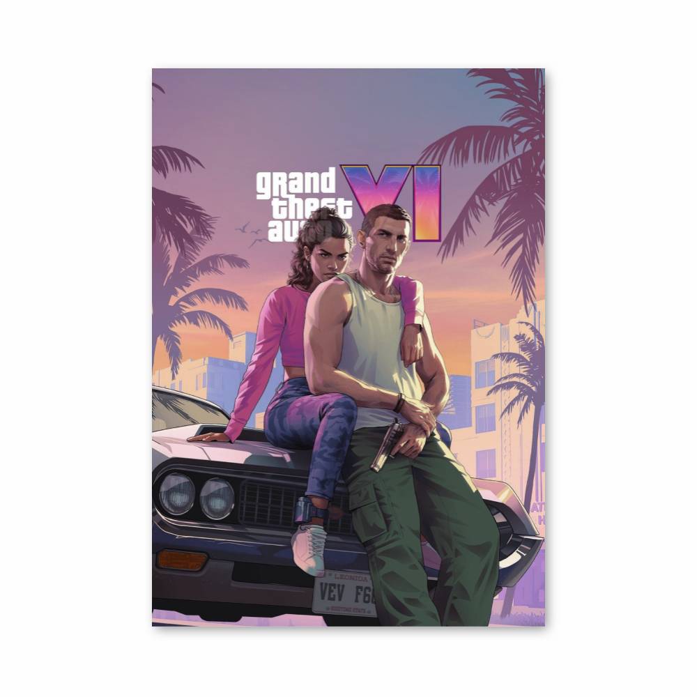 Poster GTA 6 Voiture