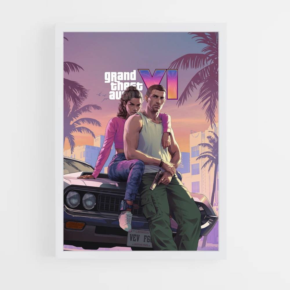 Poster GTA 6 Voiture