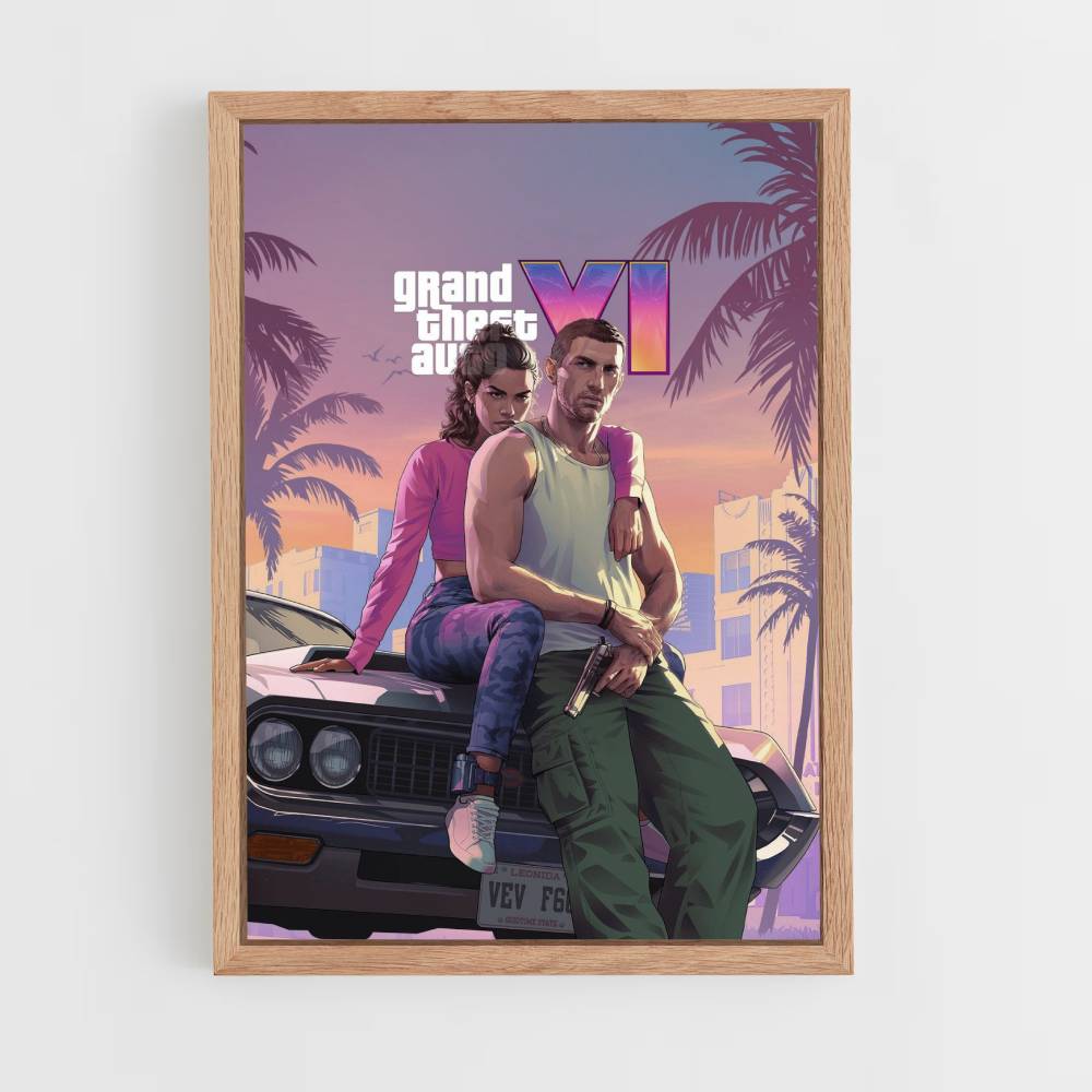 Poster GTA 6 Voiture