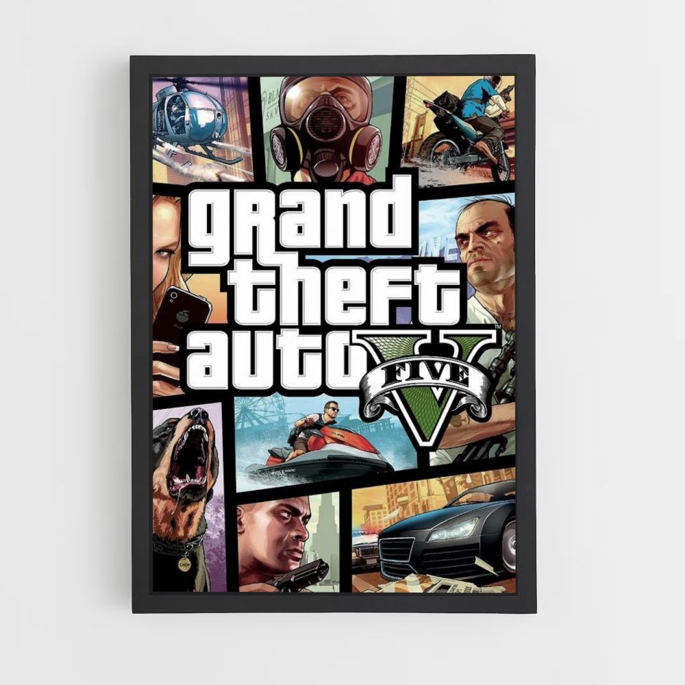 Poster GTA V Couverture