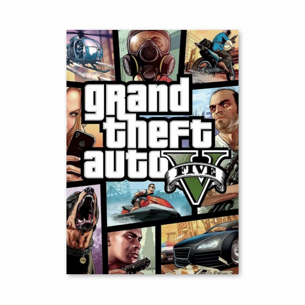 Poster GTA V Couverture