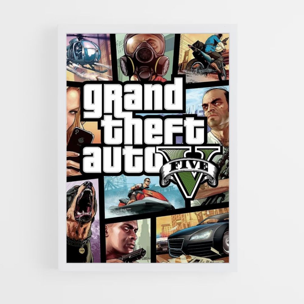 Poster GTA V Couverture