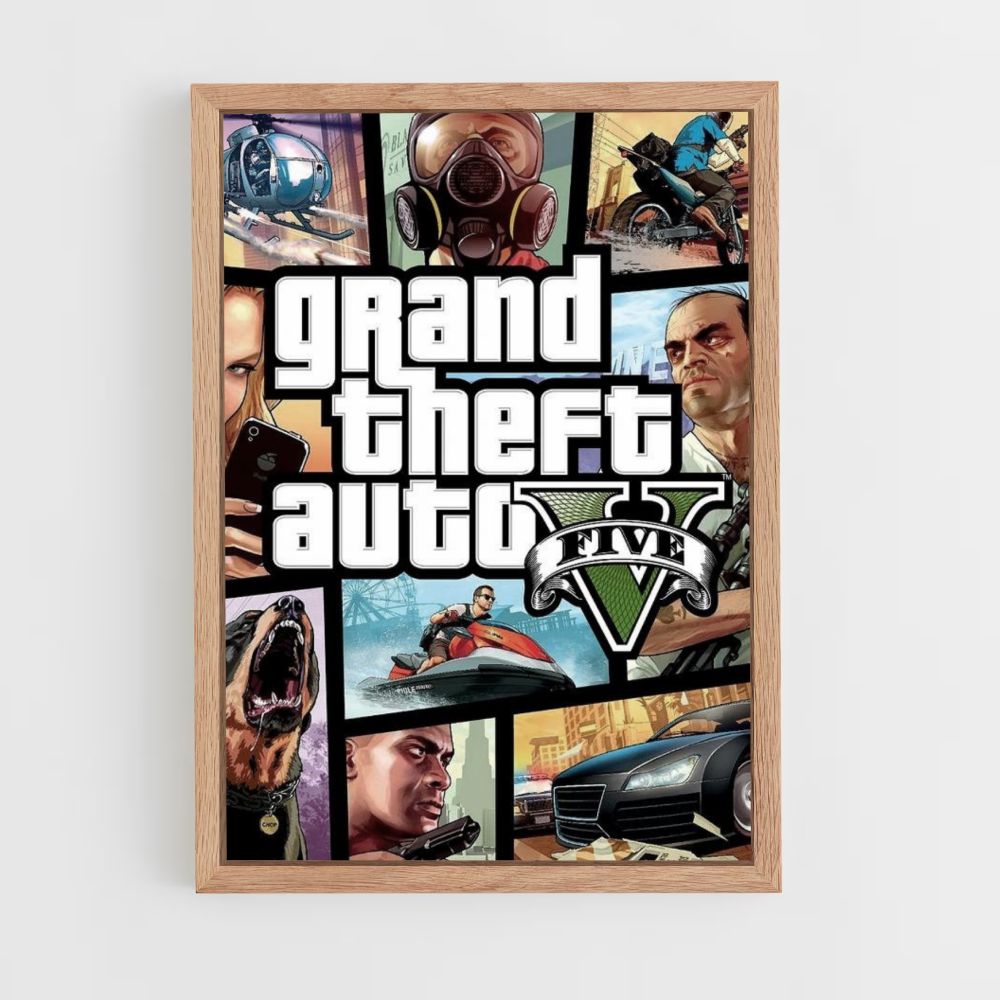 Poster GTA V Couverture