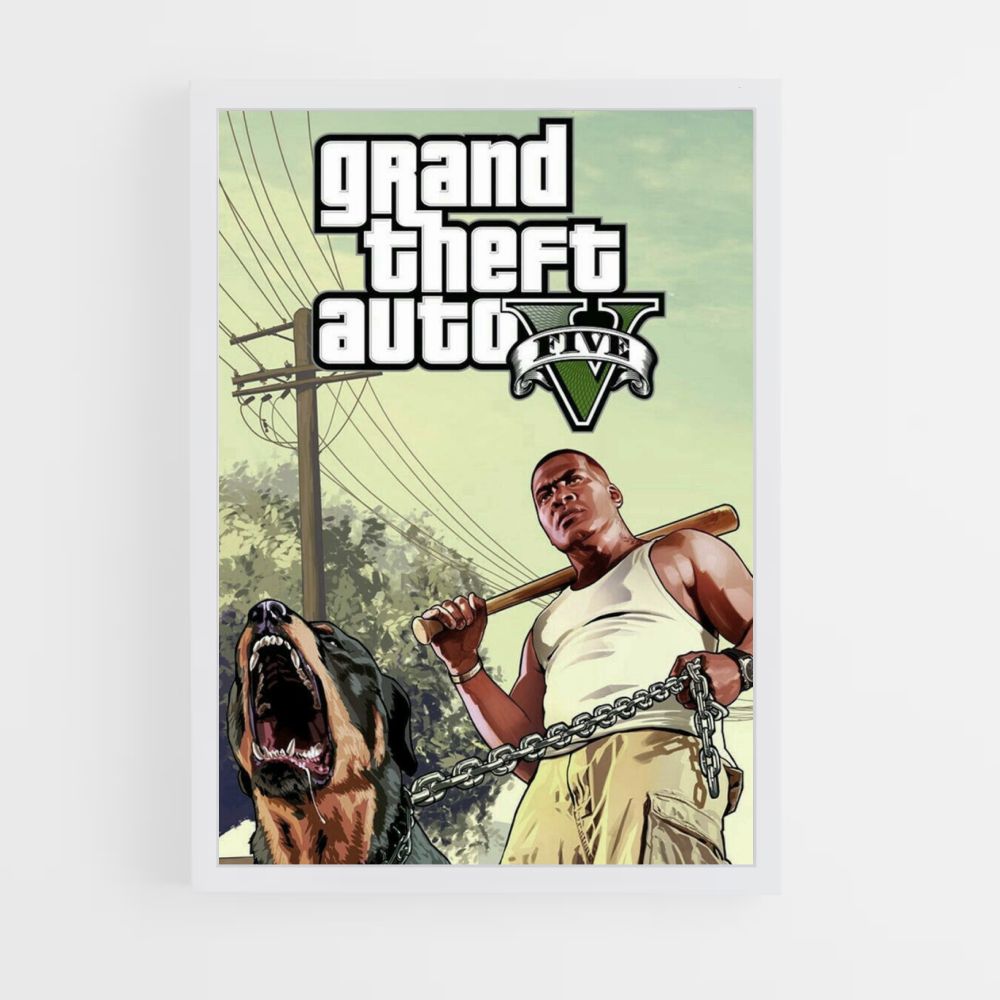 Poster GTA V Chien