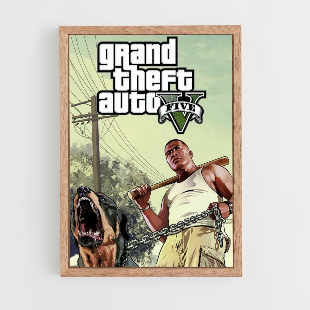 Poster GTA V Chien