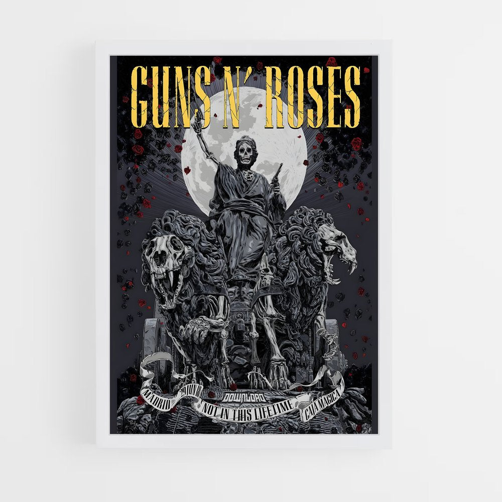guns-n-roses-15 cadre Blanc