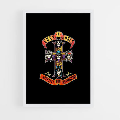 guns-n-roses-2 cadre Blanc