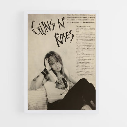 guns-n-roses-5 cadre Blanc