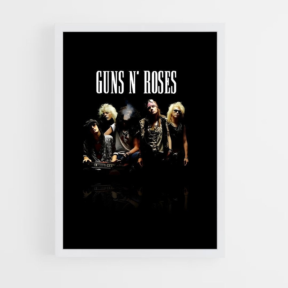 guns-n-roses-7 cadre Blanc