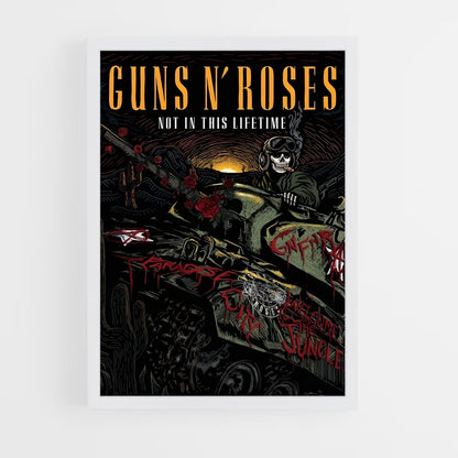 guns-n-roses-9 cadre Blanc