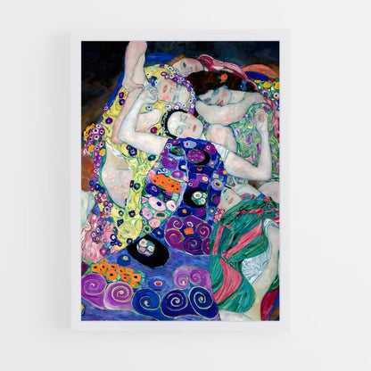 gustav-klimt-5 cadre Blanc