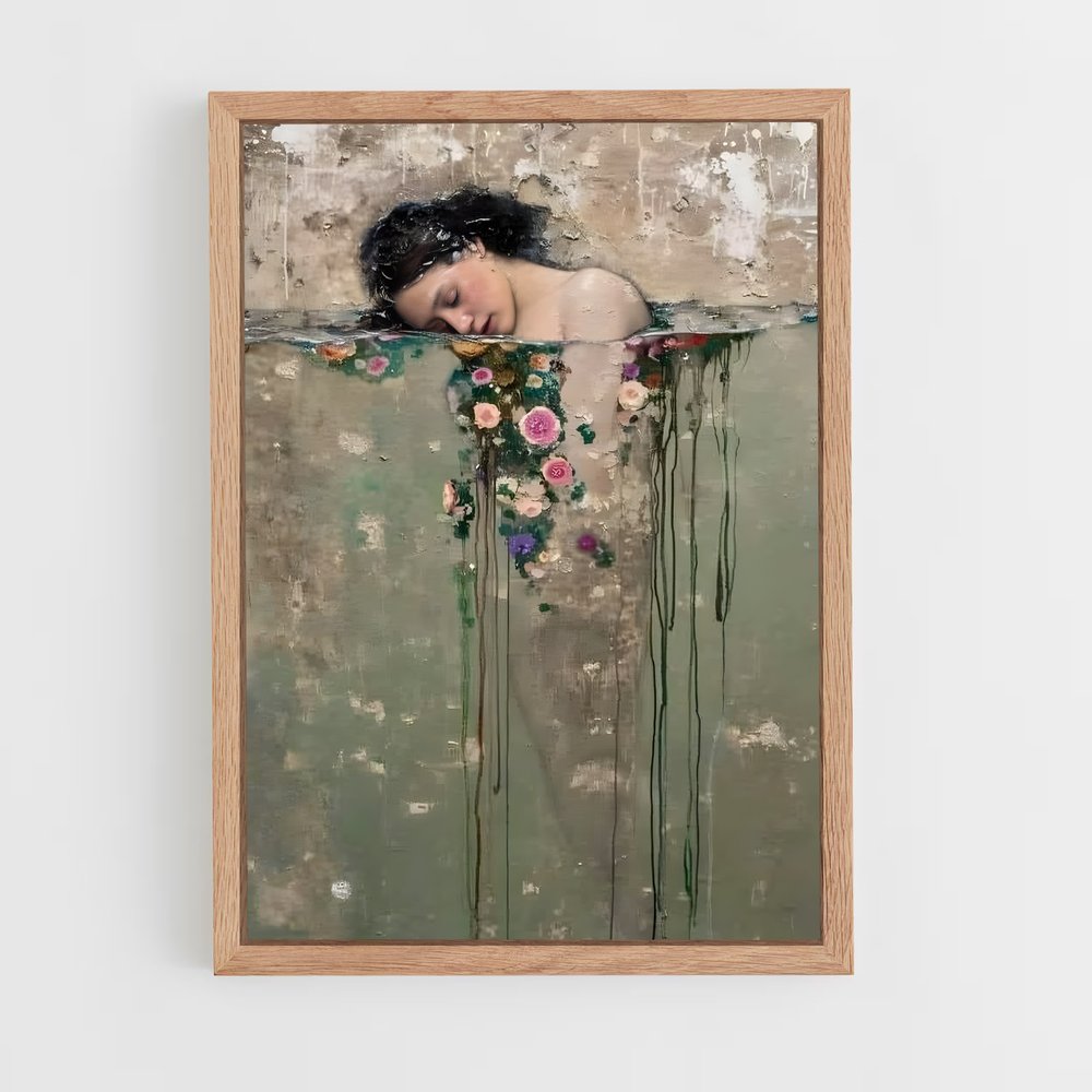 gustav-klimt-7 cadre Bois clair