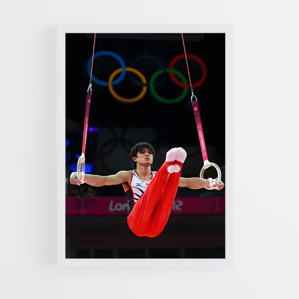 gymnastic-9 cadre Blanc