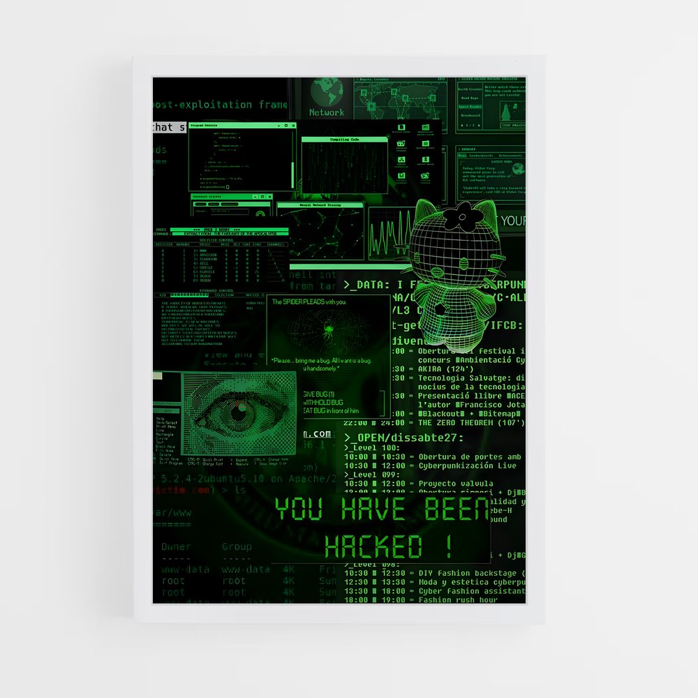 hacker-10 cadre Blanc