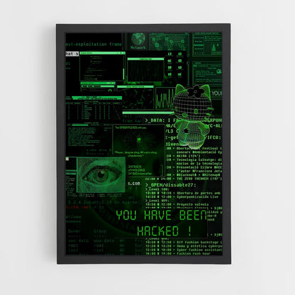 hacker-10 cadre Noir