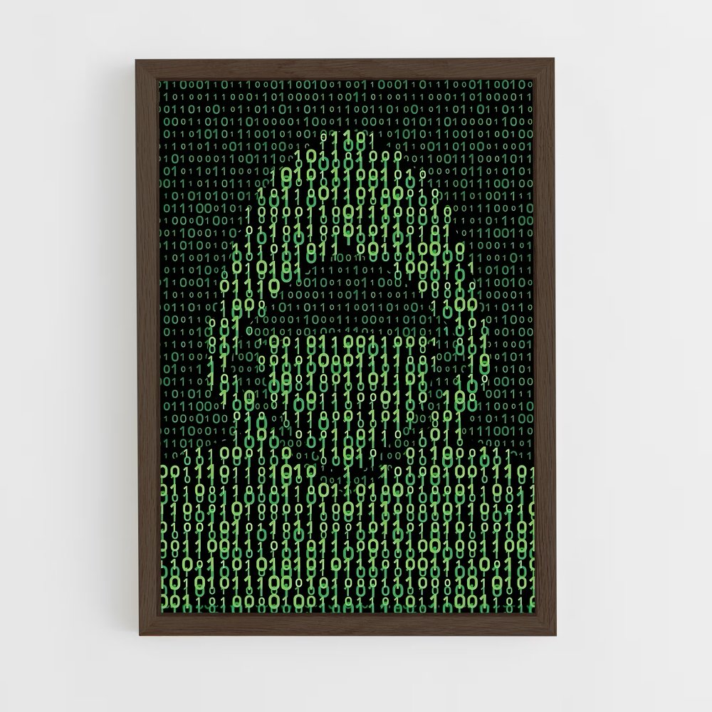 hacker-12 cadre Bois foncé