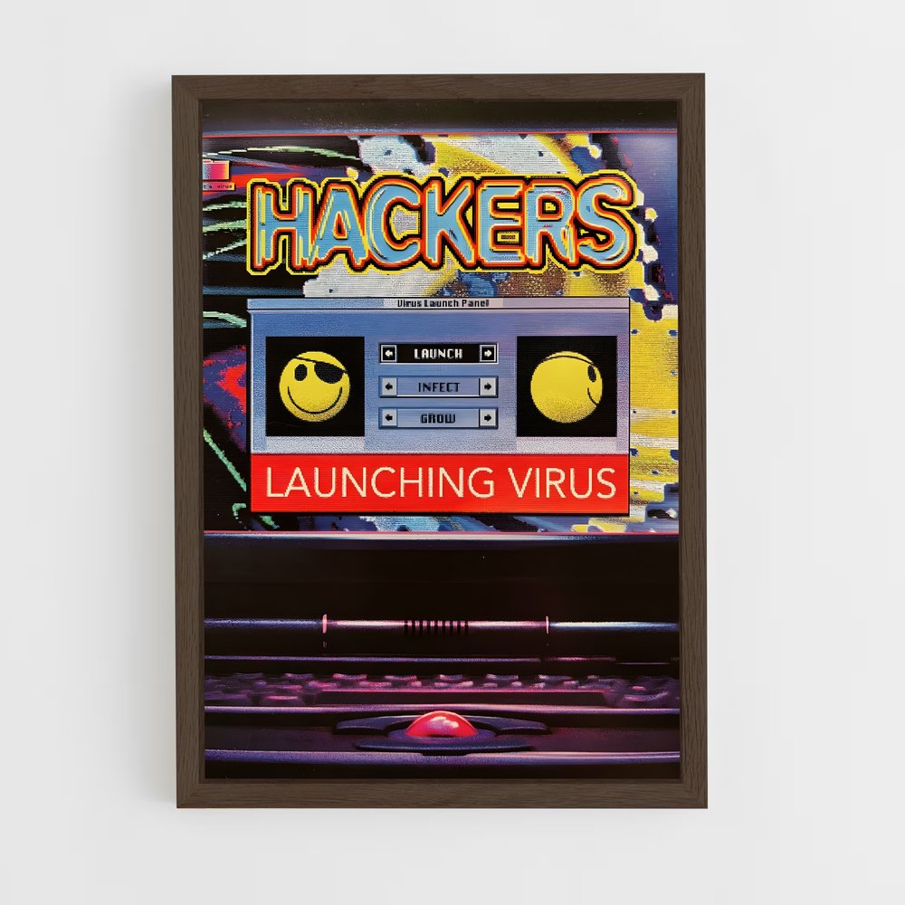 hacker-8 cadre Bois foncé
